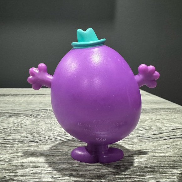 McDonald’s | Mr. Men and Little Miss: Mr. Grumble - Plastic Toy Figure - Picture 2 of 6